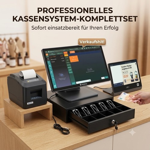 Kassensystem komplettset inkl - kassensystem,